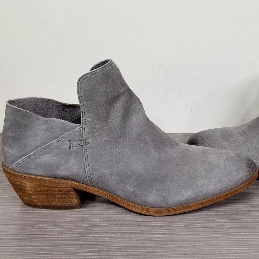 Sam Edelman Prentice Convertible Ankle Boot, Grey Leather, Womens Sizes 6 & 7 - Picture 7 of 9